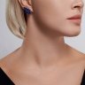 Серьги из серебра с фианитами (Арт.94026051)