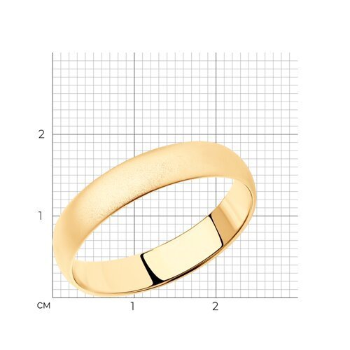 Кольцо из золочёного серебра «Вечная Классика» Соколов (арт.93-111-02088-1)