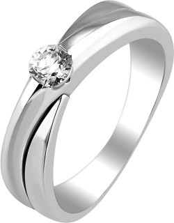 Кольцо с бриллиантом из белого золота «Marmara 03» Diamanti (арт.DX002GB2)