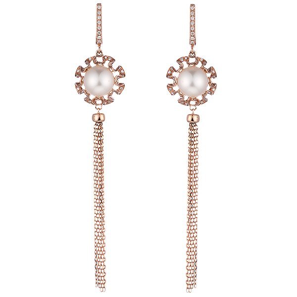 Золотые серьги с бриллиантами и жемчугом «Танец света» (арт. E01587PL4RK_WP_PINK) Золотые серьги с бриллиантами и жемчугом «Танец света» (арт. E01587PL4RK_WP_PINK)