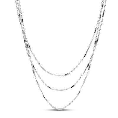 Ожерелье серебряное без вставок «Крылья» MyJewels (арт.2512)