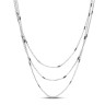 Ожерелье серебряное без вставок «Крылья» MyJewels (арт.2512)