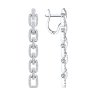 Серьги из белого золота с бриллиантами (Арт.1022183-3)