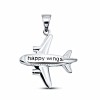 Кулон серебряный с эмалью «Happy Wings» Silver Wings (арт.23phw01-113_jemal)