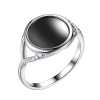 Кольцо серебряное с керамикой и фианитами «Ceramic Glow» Fresh Jewelry (арт.TC-R01377-B-W-X-X-W)