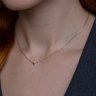 Колье из серебра с бриллиантами (Арт.94-270-02127-1)