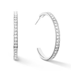 Coeur de lion пусеты crystal-silver la_0128_21-1817