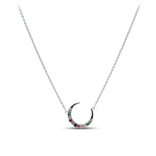 Ожерелье серебряное с кубическим цирконием «Лунная Вселенная» MyJewels (арт.05202)