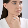 Кольцо из серебра с фианитом «Ледяной шарм» SOKOLOV (арт.94014735)