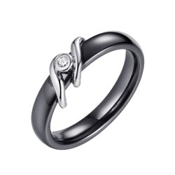 Кольцо из серебра с керамикой и фианитом (Арт.tc-r01632-b-w-w-x-x) Кольцо из серебра с керамикой и фианитом (Арт.tc-r01632-b-w-w-x-x)