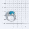 Кольцо из серебра с сердоликом и цоизитом Елана 211610