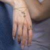 Кольцо золото с красно-коричневым бриллиантом «Граффити Лайн» JvG (арт.R13845BRE-BR-D_Y_DO_YG)