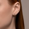 Серьги из золота с бриллиантами (Арт.1022235)