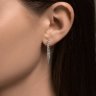 Серебряные серьги с дорожкой фианитов SOKOLOV (арт. 94-120-01847-1) Серебряные серьги с дорожкой фианитов SOKOLOV (арт. 94-120-01847-1)