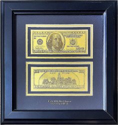 Банкнота "100 долларов" Banconota dorata, италия (Арт.hb-090)