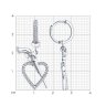 Серьги из серебра с фианитами (Арт.94026451)