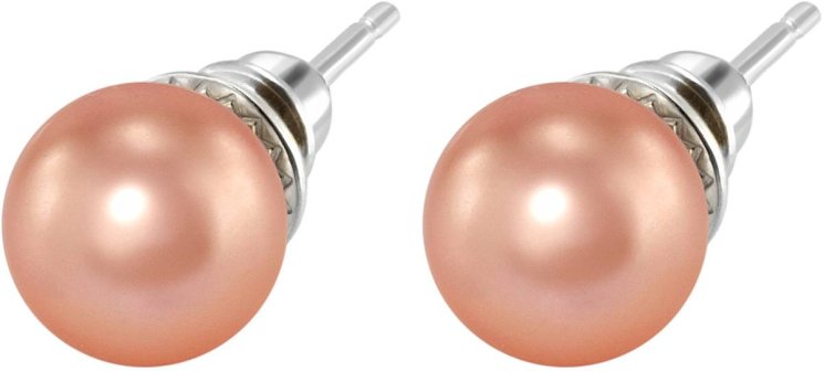 Серьги из серебра с жемчугом (Арт.aas-13-10-14-s)