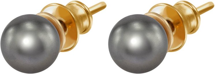 Серьги из серебра с жемчугом (Арт.aas-15-6-31-g)