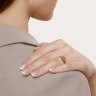 Кольцо из золота с фианитами (Арт.017398)