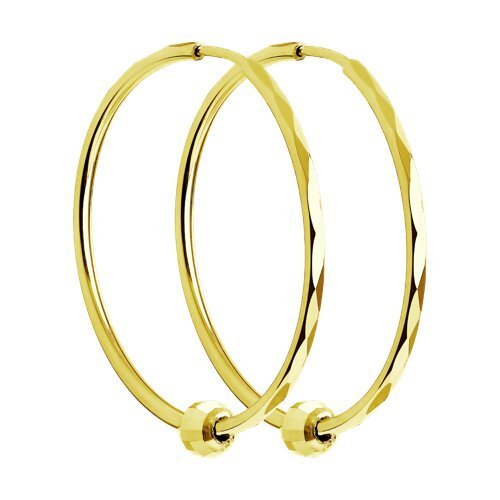 Серьги из желтого золота (Арт.53-124-01362-1)