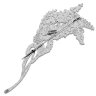 Серебряная брошь "Мимоза" Русские самоцветы (Арт.41473)