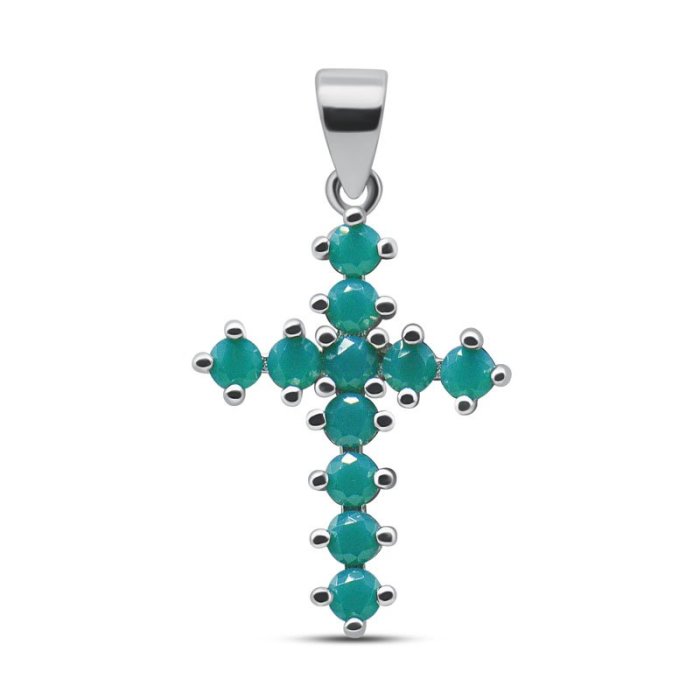 Кулон серебряный с кубическим цирконием «Серебряные крылья» MyJewels (арт.032025769e-cb7_kubcirkonii)