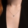 Колье из белого золота с бриллиантами (Арт.7070012-3)