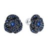 Серьги из серебра с фианитами (Арт.94026053)
