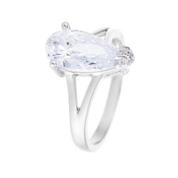 Кольцо из серебра с куб. цирконием (Арт.cz-r01409-x-w-w-x-w)