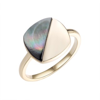 Кольцо с жемчугом «Gravity Light» из серебра, Fresh Jewelry (арт.PI-R03570-X-L-PNB-X-X)