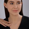Колье из серебра с бриллиантом (Арт.94-270-02637-1)