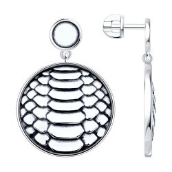 Серьги из серебра (Арт.95-122-02654-1)