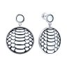 Серьги из серебра (Арт.95-122-02654-1)