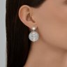 Серьги из серебра (Арт.95-122-02654-1)