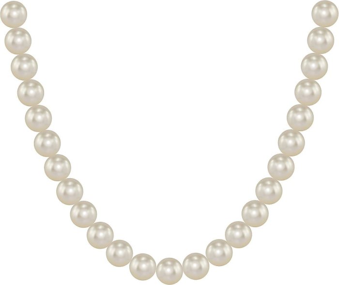 Ожерелье из серебра с жемчугом (Арт.80l-4)