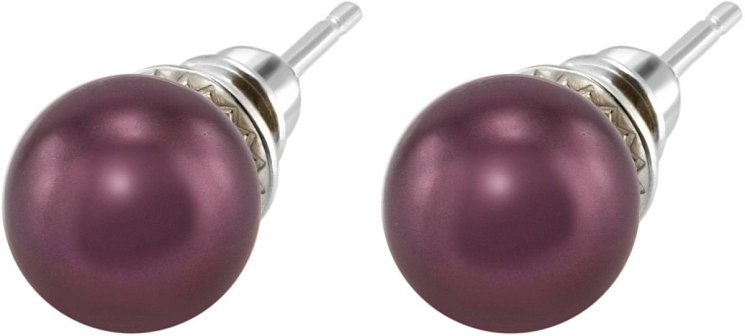 Серьги из серебра с жемчугом (Арт.aas-13-10-18-s)