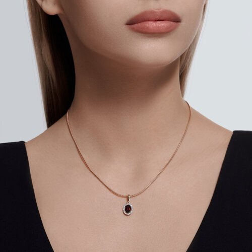 Серьги золотые пробы 585 с топазом (Арт.51-320-02062-1)