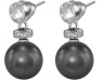 Серьги серебряные с жемчугом и куб. цирконием Pearl Kiss 32S Rivoli (арт.ABS-3-10-32-S)
