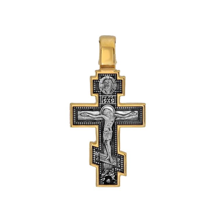 Крест из серебра Акимов 101.516-П