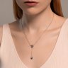 Колье из белого золота с бриллиантами (Арт.7070013-3)