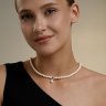 Колье золотое пробы 585 с миксом камней (Арт.797115)