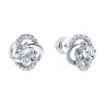 Серьги из серебра с фианитами (Арт.94026054)