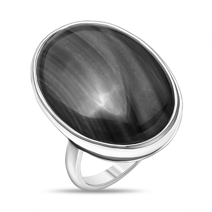 Серебряное кольцо с малахитом Невский 13160АР