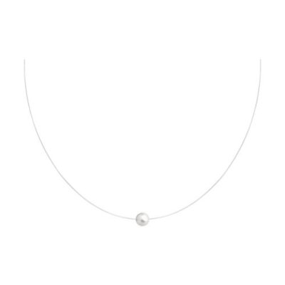 Колье из серебра с жемчугом «Нежная Точка Света» Соколов (арт.9407)