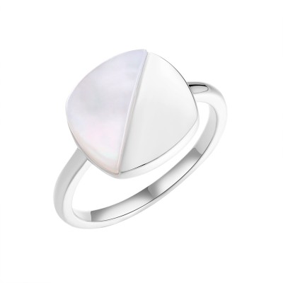 Кольцо с жемчугом «Gravity» Fresh Jewelry (арт.PI-R03570-X-W-PN-X-X)