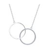 Колье из серебра с фианитами «Союз кругов» SOKOLOV (арт.9407-0684)