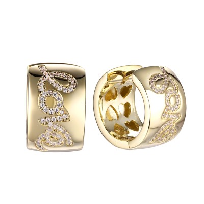 Серьги серебряные с фианитами «Ice Love» Fresh Jewelry (арт.SL-E02988-X-L-X-X-W)