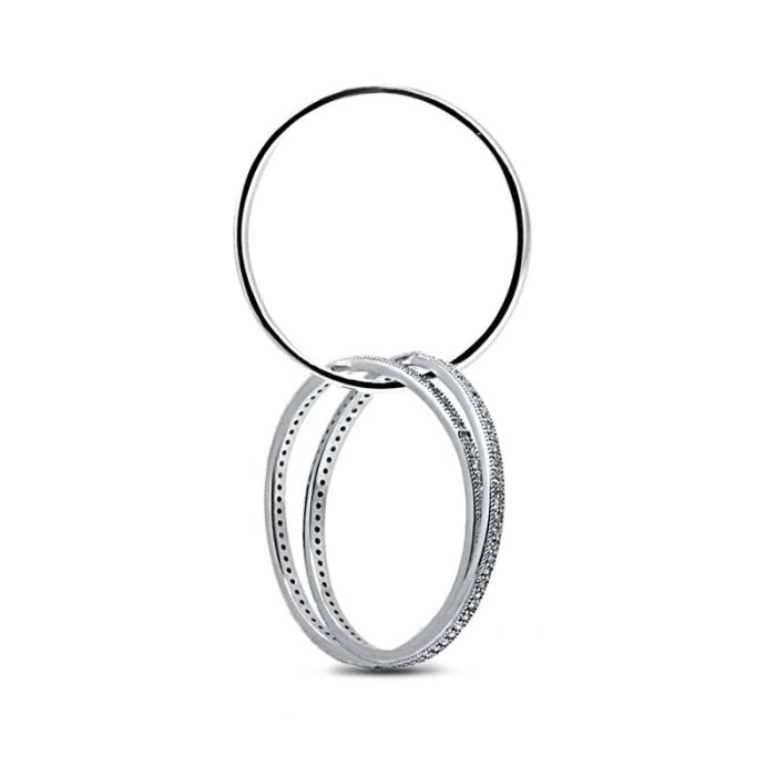 Подвеска Серебряные крылья (Арт.23qspmi01453-19_kubcirkonii)