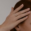 Кольцо из белого золота с бриллиантами «Линия Света» Соколов (арт.1012699-3)