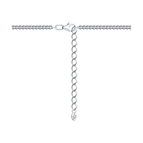 Колье из серебра с фианитами и эмалью (Арт.94-170-00039-1)